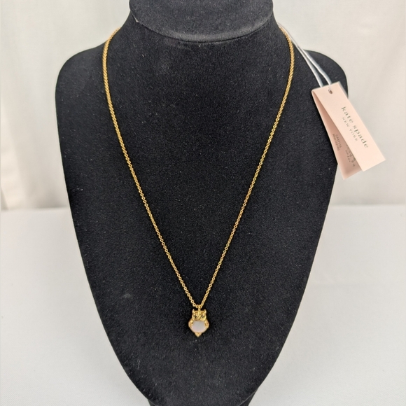 Kate Spade NWT into the woods owl pendant necklace Closet Clear Out - Picture 4 of 7